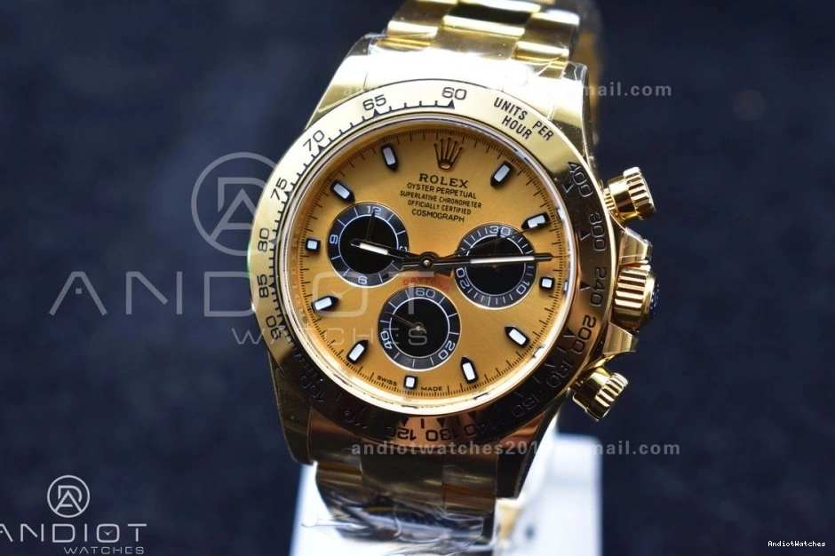SA 761 Dial 1:1 YG FreshLook on BTF 116508 Black Daytona YG Edition Best Bracelet 1101